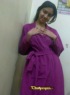 Sexy Indian Janvi In Bathrobe Stripped Naked