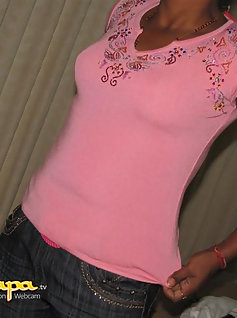 Indian Girl Ashima In Sexy Pink Top